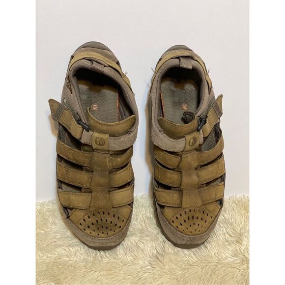 Merrell Men’s Telluride Wrap Clay STUCCO Sandals Sz 10 US - Picture 4 of 8